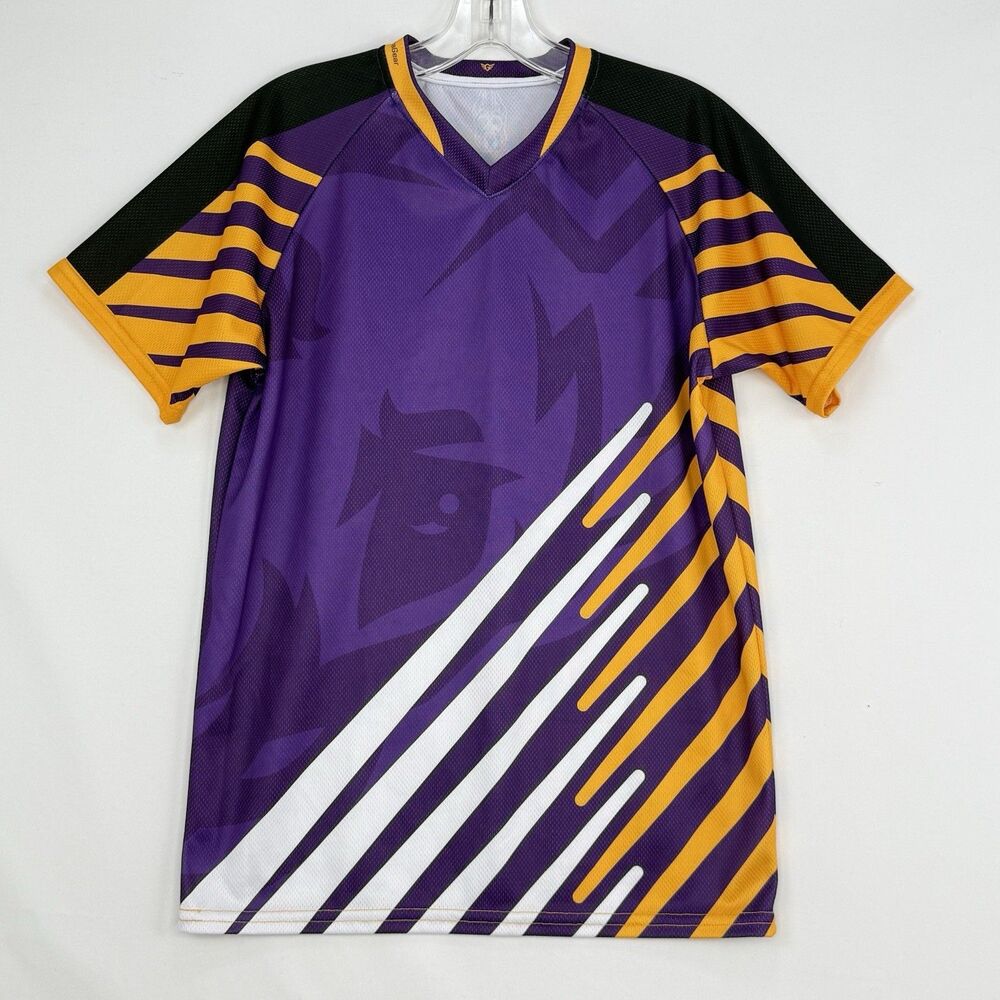 JINX Purple Gaming Esports Jersey Shirt Men’s Small USA Made Polyester